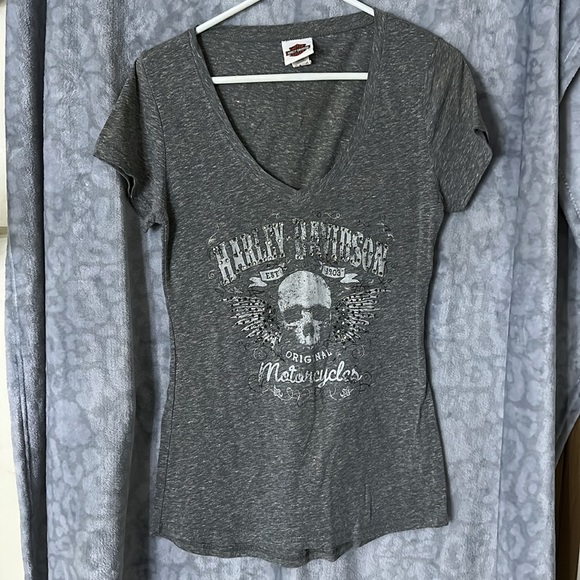 Harley-Davidson V-neck T-shirt - Picture 2 of 5